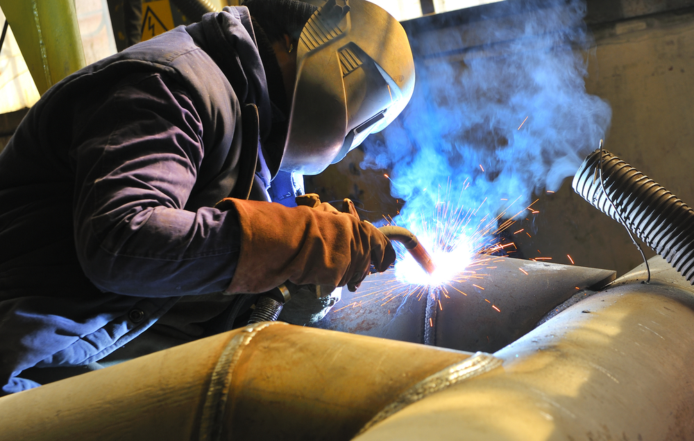 Man welding