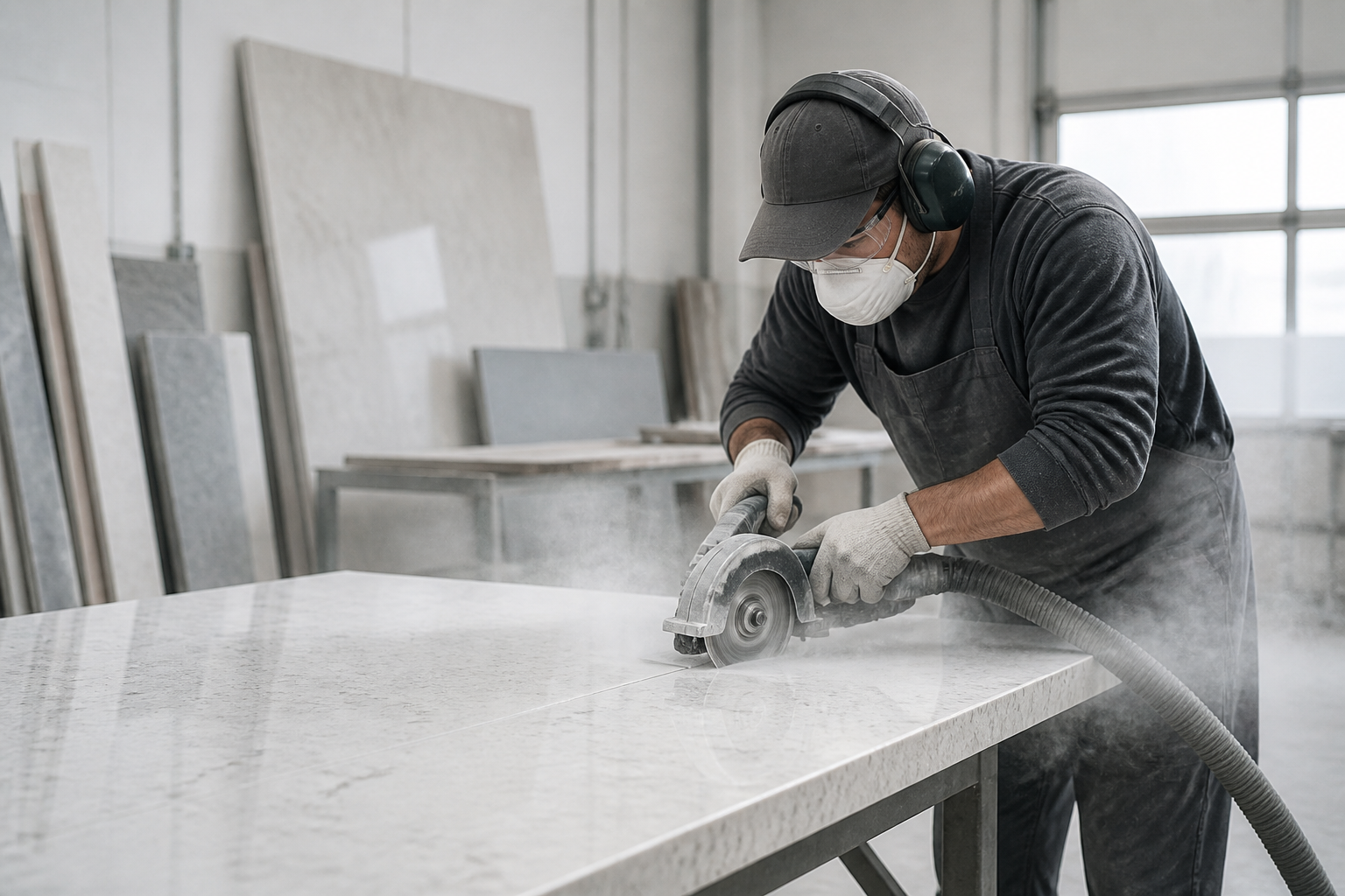 Engineered stone and silica dust: HSE 2026/27 inspection alert