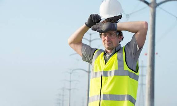 Man in the heat