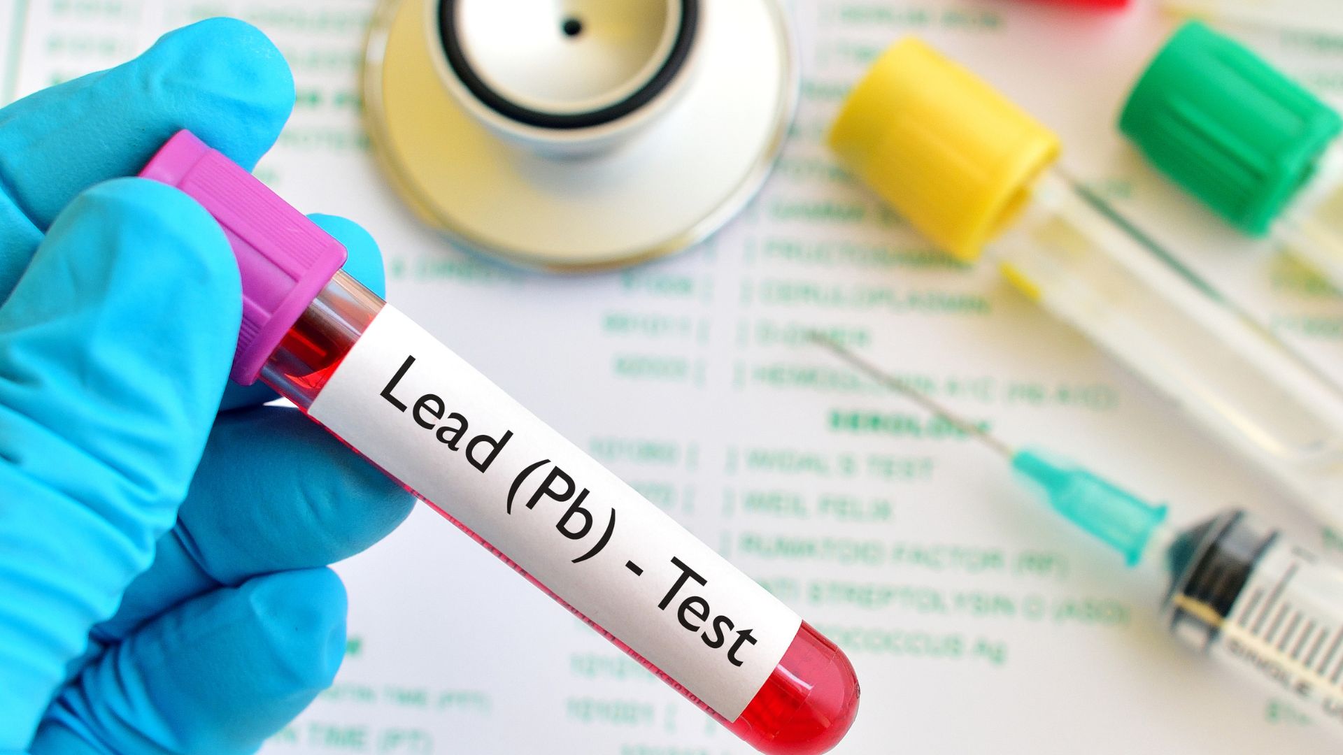 Lead blood tests
