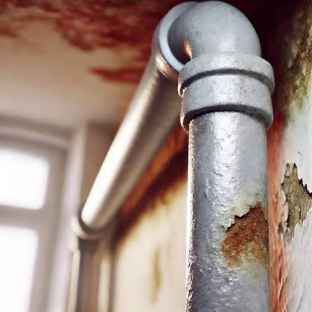 Lead exposure on metal pipe
