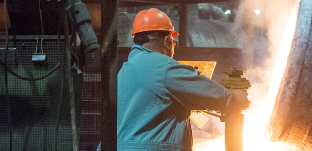 Working with fire wearing PPE